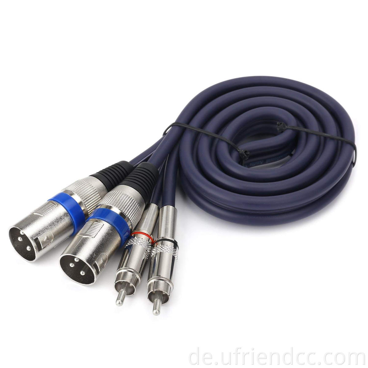 Kabel DMX Dual RCA zum XLR -männlichen Kabel